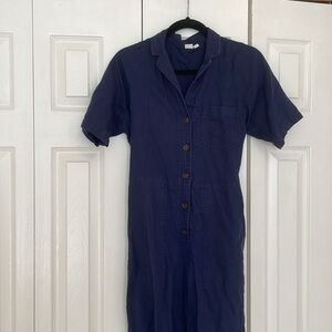 Gap blue jumpsuit